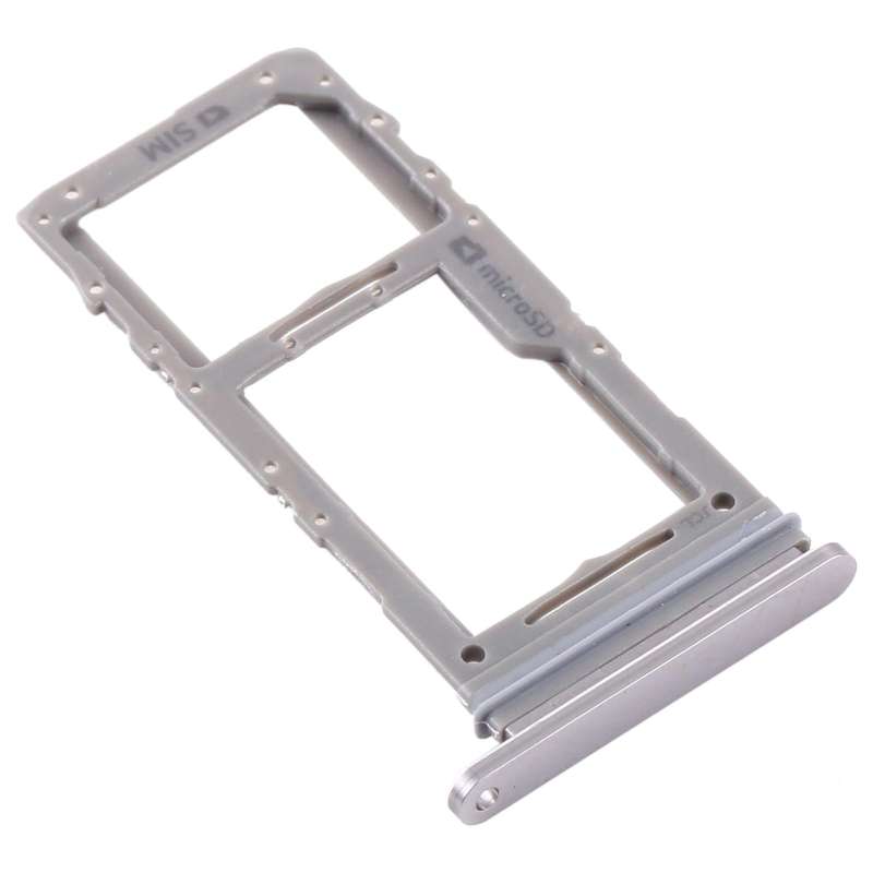 For Samsung Galaxy Note 10 Lite SM-N770 SIM Card Tray + Micro SD Card Tray (Silver)