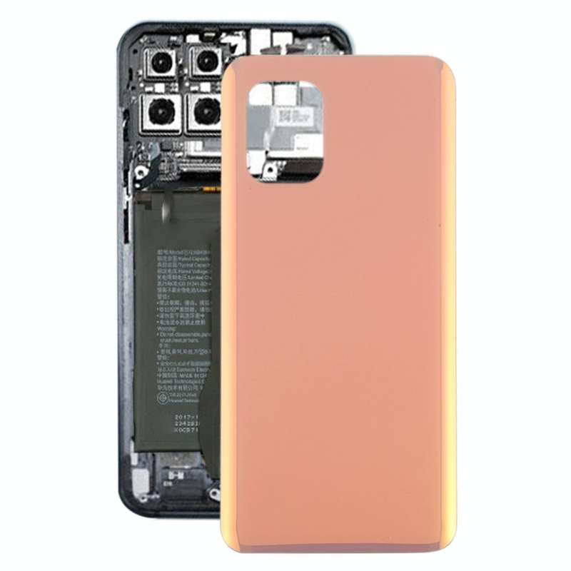 Glass Material Battery Back Cover for Xiaomi Mi 10 Lite 5G/Mi 10 Youth 5G(Gold)