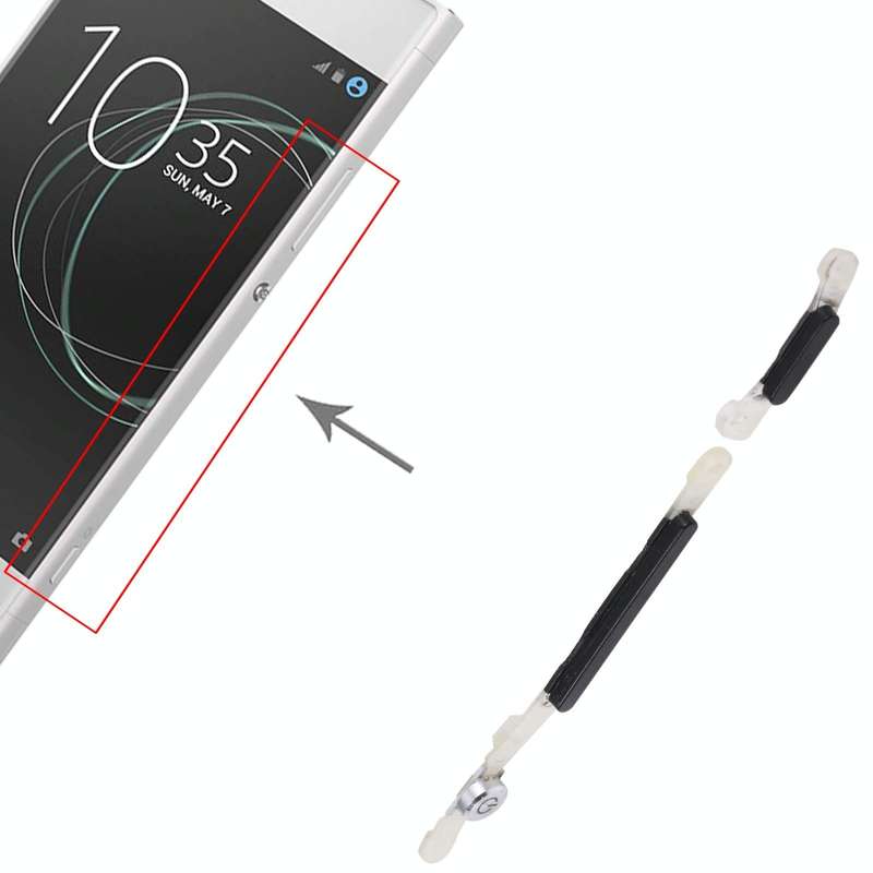 Original Side Keys for Sony XPeria XA1 (Black)