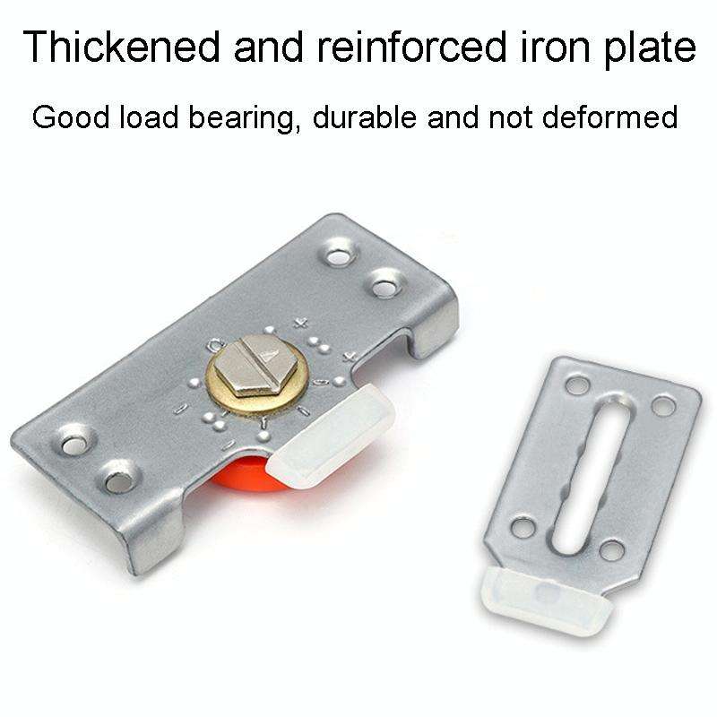 Closet Sliding Door Pulley Fittings Silent Sliding Door Accessories With 8 Screws, Model: Pulley