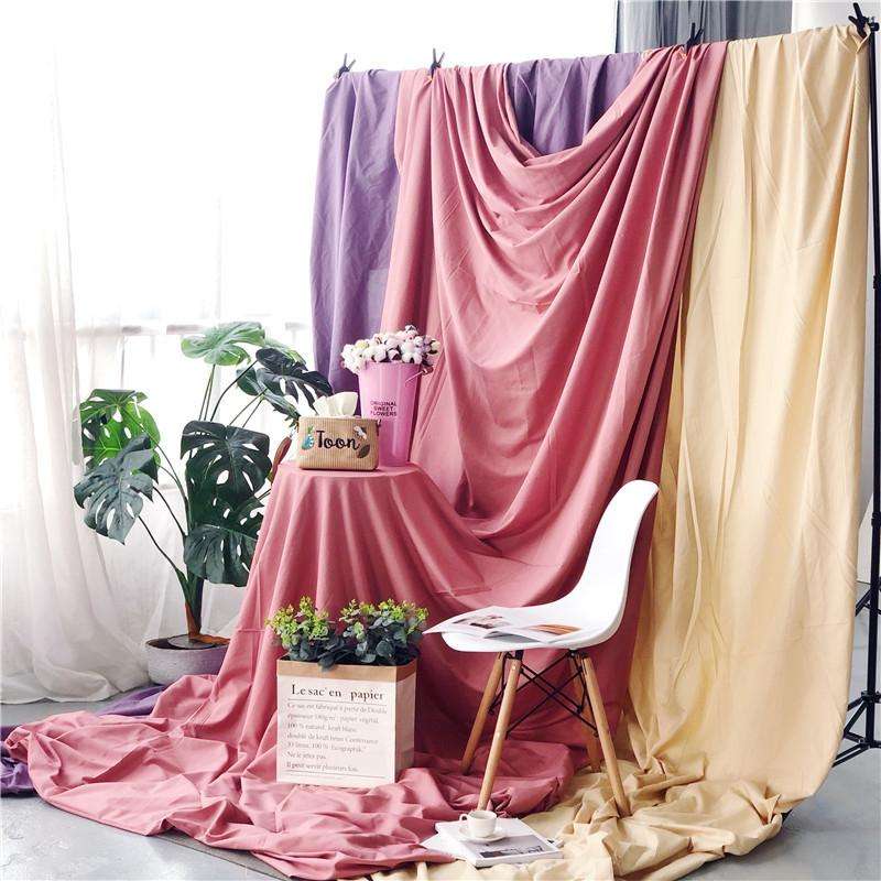 1 x 2.4m Photo Background Cloth Increased Widened Photography Cloth Live Broadcast Solid Color Cl...