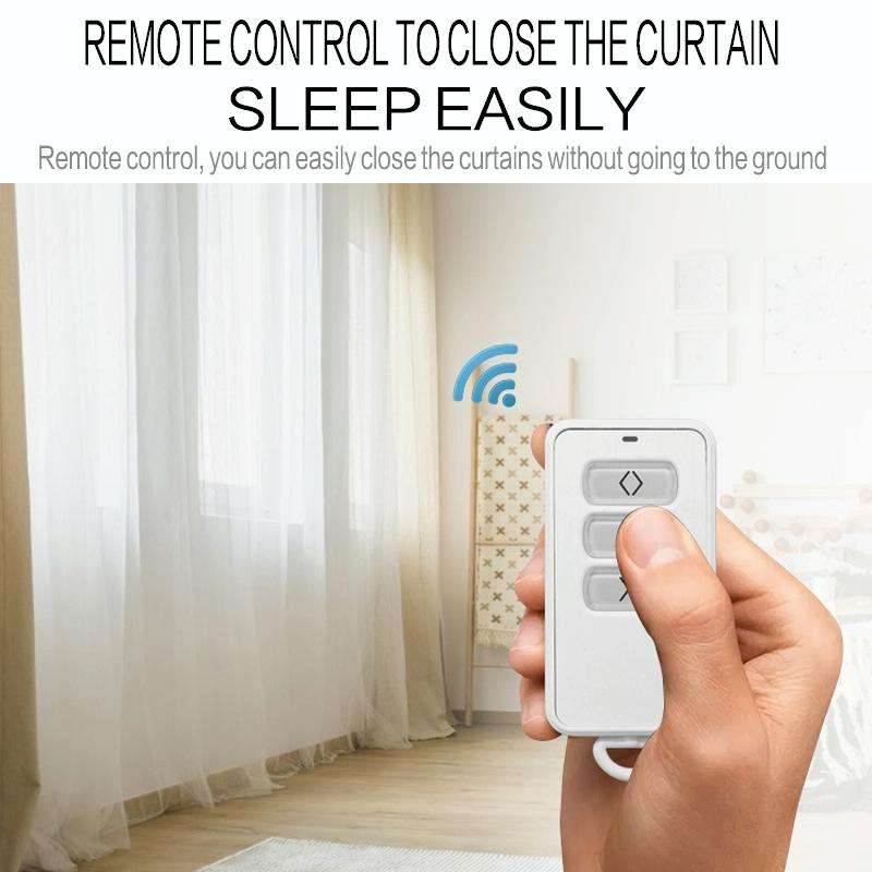 X101 Smart Home Automatic Curtain Machine With RC, Style: Roman Pole Model Single Host+Gateway