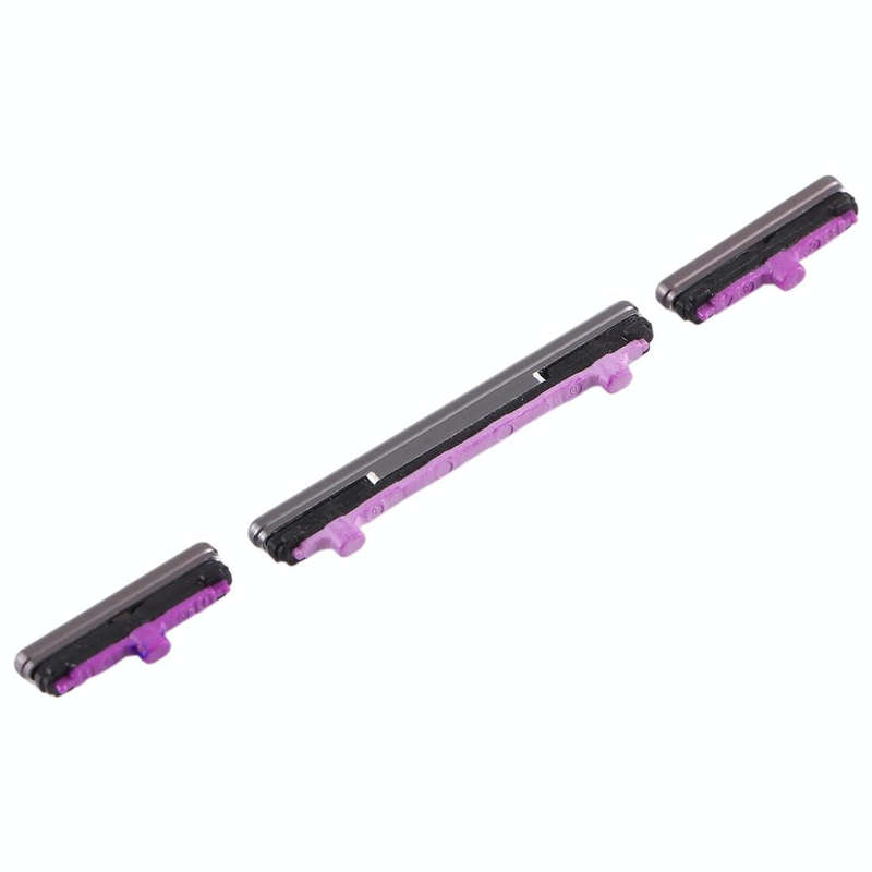 For Galaxy S10 / Galaxy S10+ 10 Set Side Keys(Black)