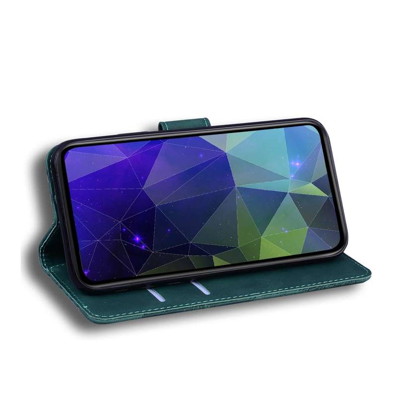 For Huawei nova 5T / Honor 20 Skin Feel Pure Color Flip Leather Phone Case(Green)