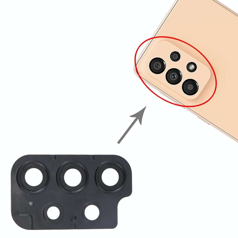 For Samsung Galaxy A33 5G SM-A336B 10pcs Camera Lens Cover