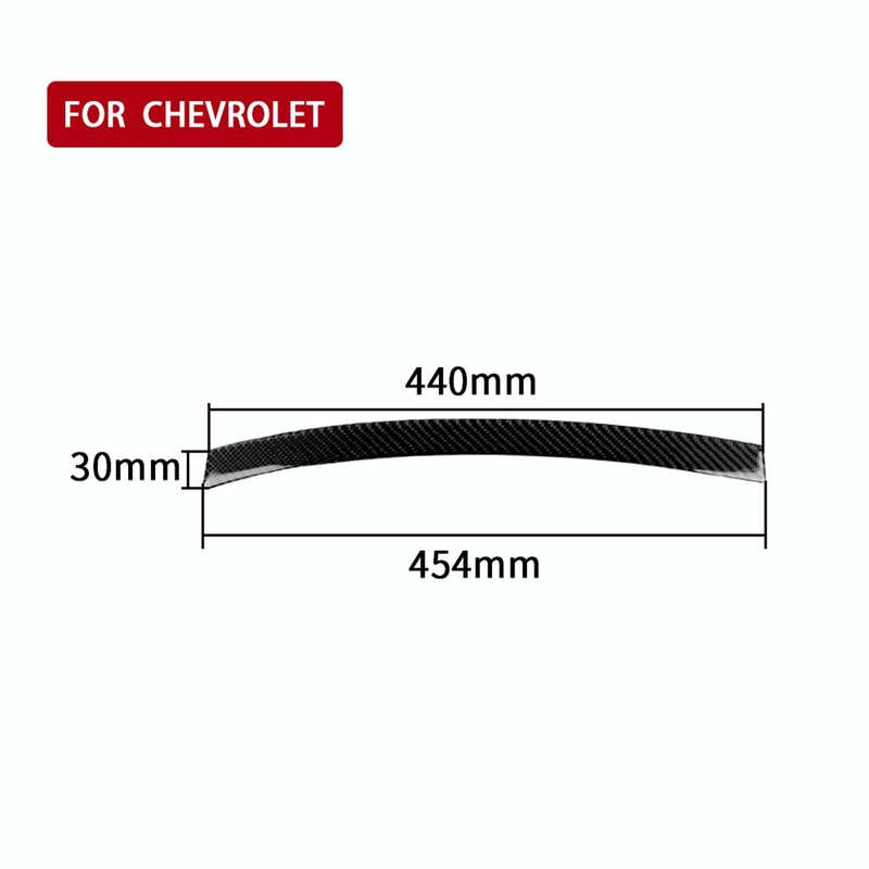 Car Carbon Fiber Dashboard Decorative Stripe for Chevrolet Cruze 2009-2015, Left Drive