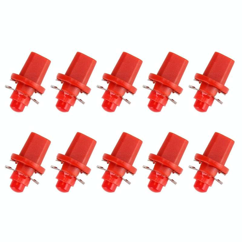 10 PCS 0.4W B8.5 Wedge Instrument Panel COB LED Light Dashboard Gauge Cluster Indicator Lamp Bulb...
