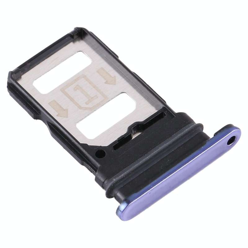 For Vivo Y73s V2031A SIM Card Tray + SIM Card Tray (Purple)