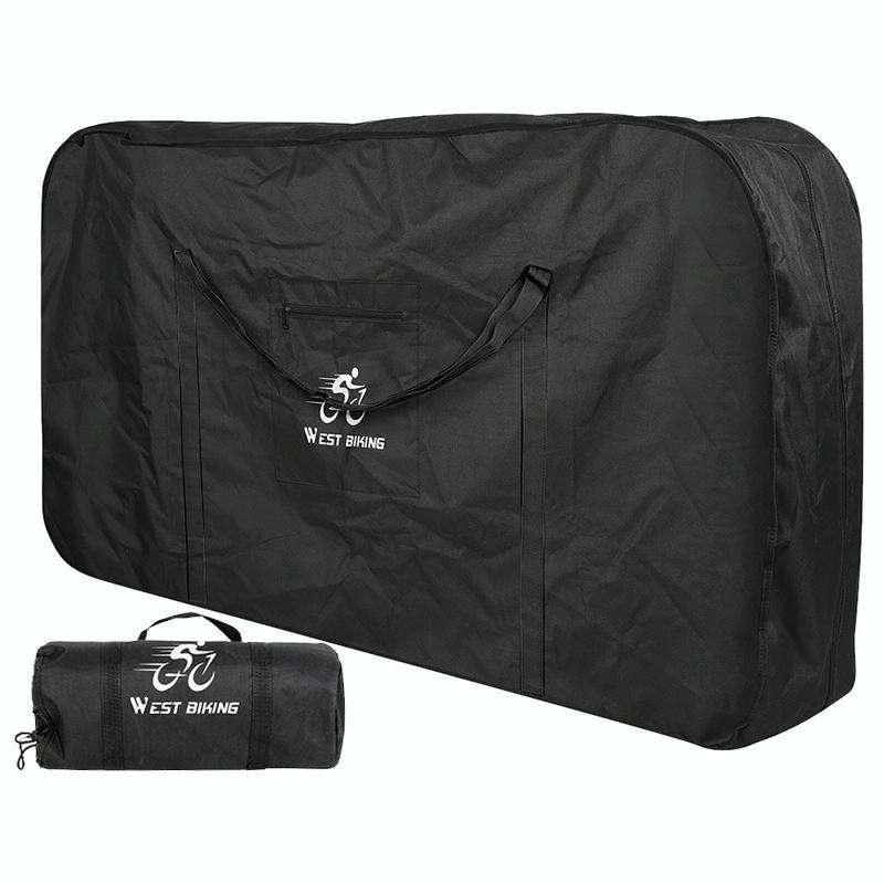 WEST BIKING Folding Bicycle Bag Bicycle Storage Bag Large Black