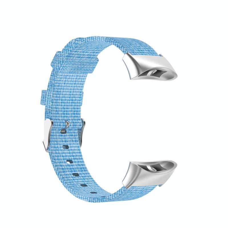 For Garmin Forerunner 45 / 45S / Swim 2 Universal Nylon Canvas Watch Band(Sky Blue)