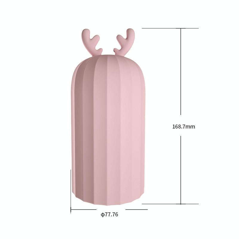 Elk Silicone Hot Water Bottle Hand Warmer Microwave Heating Warm Belly Water Injection Bag with P...