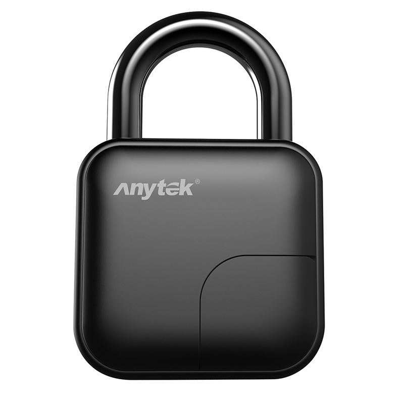 Anytek L3 Intelligent Hidden Fingerprint Padlock Electronic Lock, 10 Fingerprint Edition