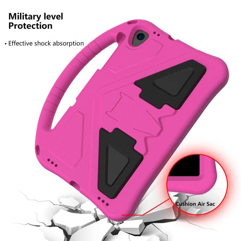 For Samsung Galaxy Tab A 10.1 (2019) T510 EVA Flat Anti Falling Protective Case Shell with Holder...