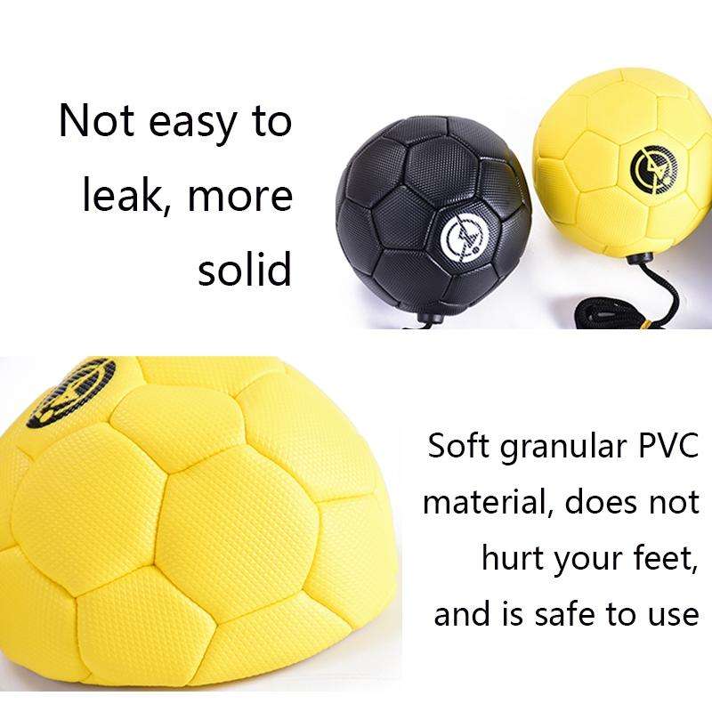 Children Training Football with Non-detachable Rope (No. 2 Yellow)