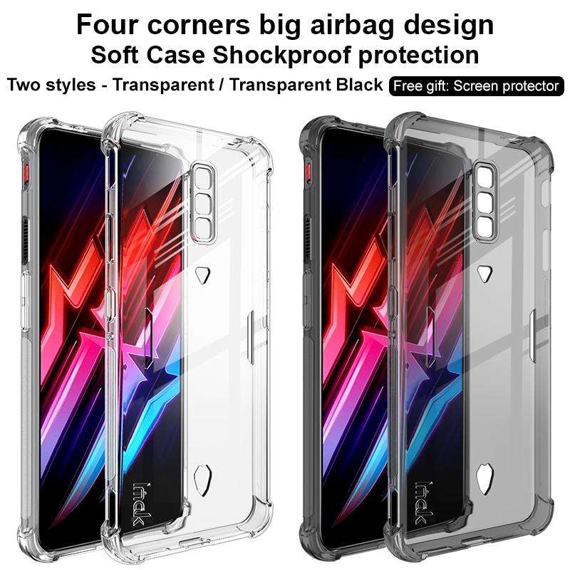 For Nubia Red Magic 6 / 6 Pro IMAK All-inclusive Shockproof Airbag TPU Case with Screen Protector...