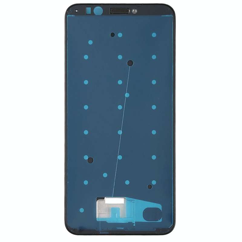 Front Housing LCD Frame Bezel for Huawei Honor Play 7C(Black)