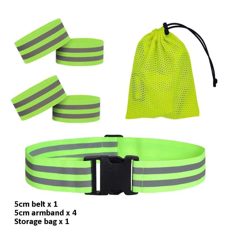 Reflective Elastic Band Suit Night Running Construction Site Traffic Safety Reflective Equipment,...