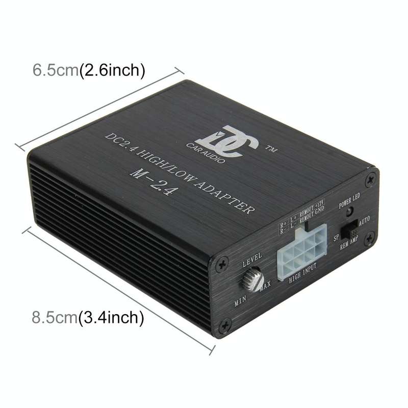 Car Audio Speaker Level Converter High VF Rotates Low VF 2 Ways Auto Car High to Low Impedance Co...