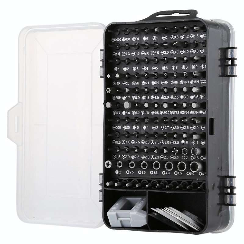135 in 1 DIY Mobile Phone Disassembly Tool Clock Repair Multi-function Tool Screwdriver Set(Black...