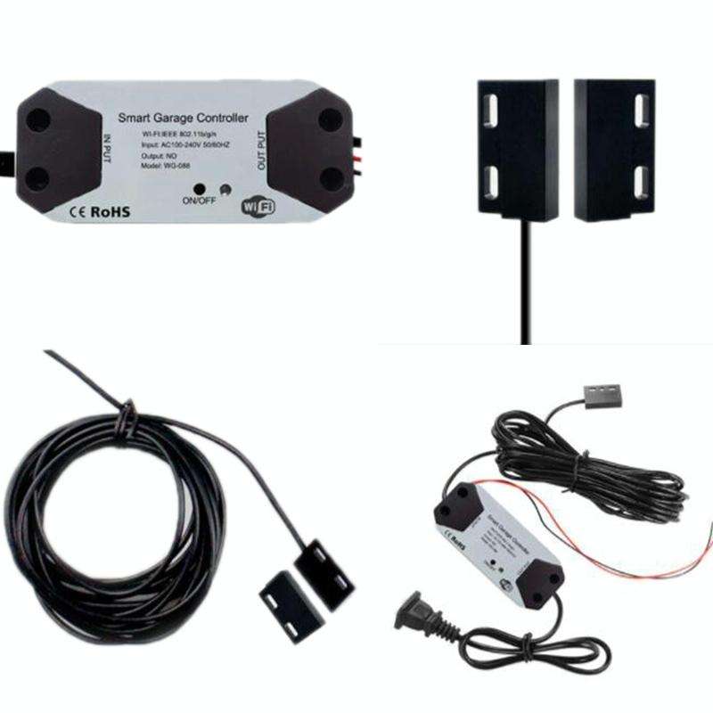 Tuya APP Remote Control WIFI Smart Garage Door Controller, Specification: UK Plug