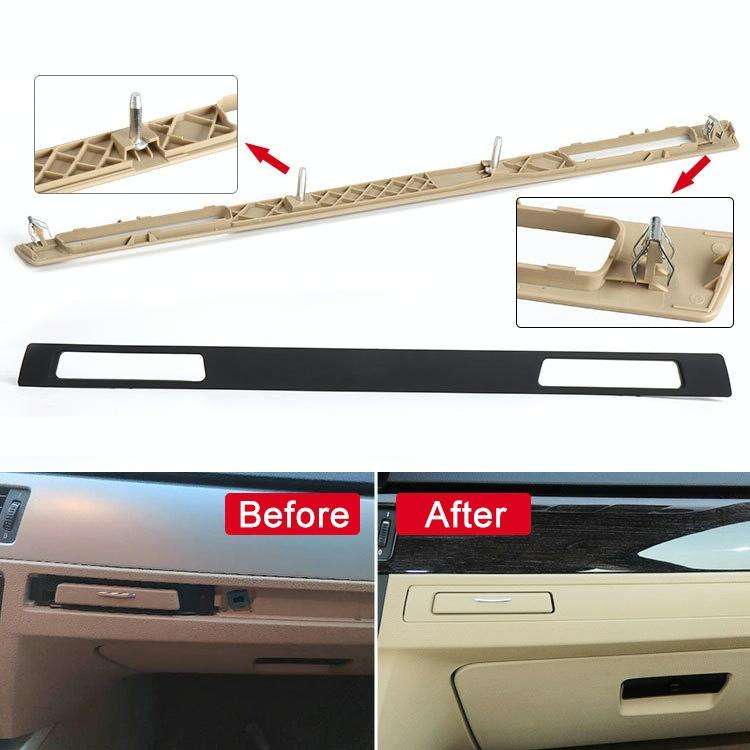For BMW 3 Series E90 Left Driving Dashboard Water Cup Holder Decorative Frame 5145 7138 799(Grey)