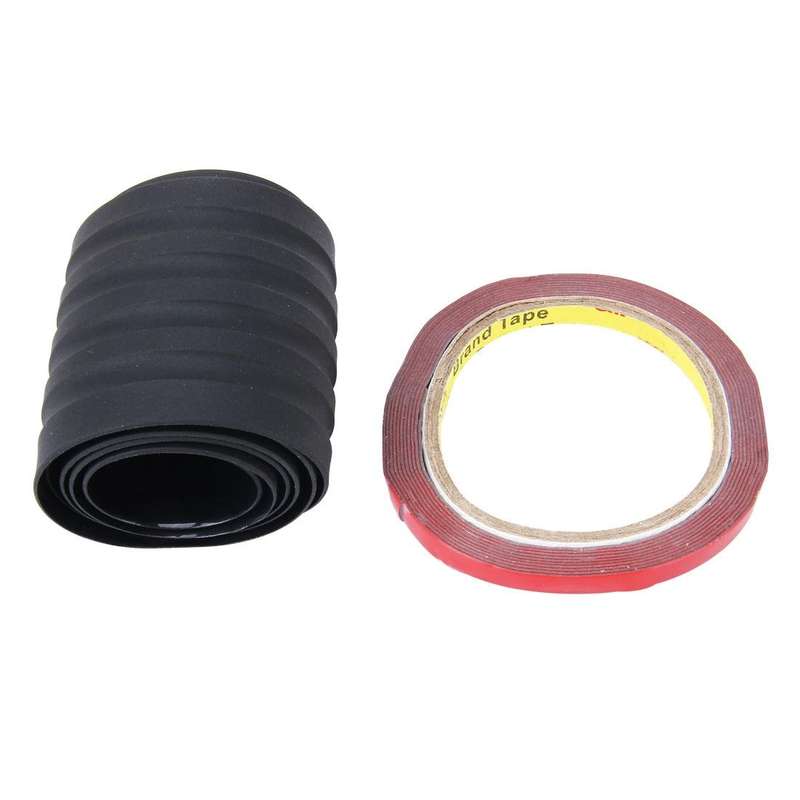 Car Trunk Unversal Tail Box Entrance Rubber Anti-slippery Cushion Mat with Sticker, Size: 908cm