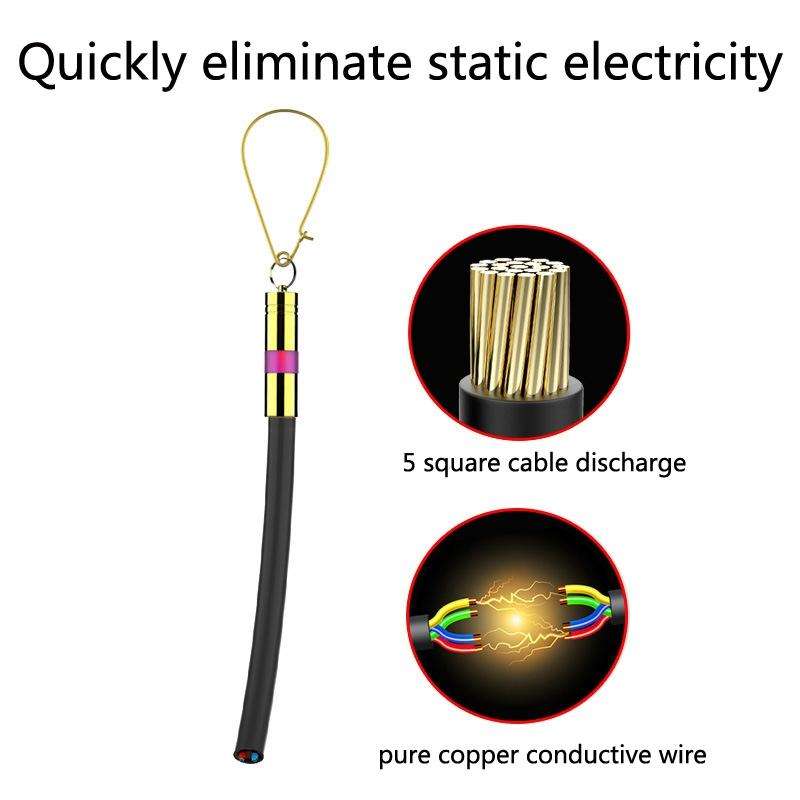 2 PCS P183 Car Anti-Static Elimination Release Device Grounding Strip Car Off-Road Exhaust Pipe A...