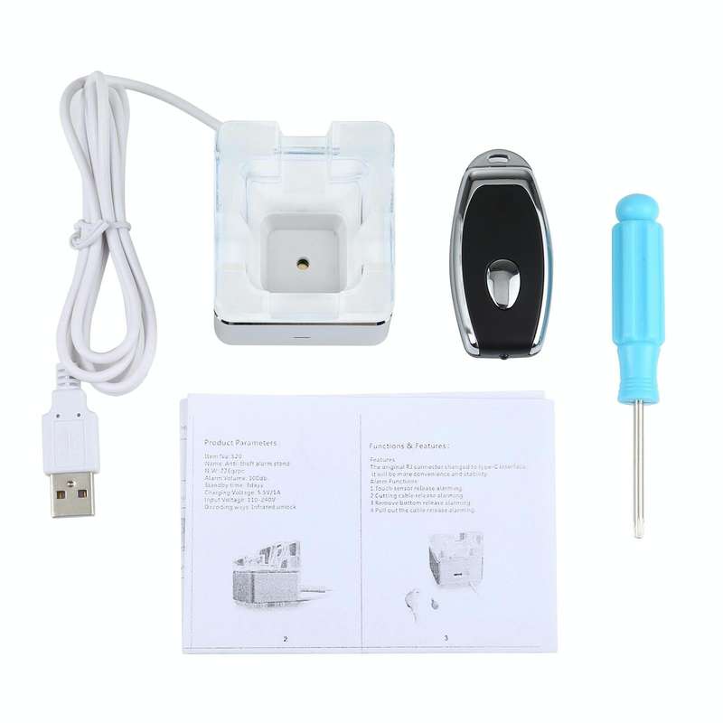 Anti-theft Alarm Stand Security System Burglar Alarm / Anti-theft Alarm Display Holder for iPhone...
