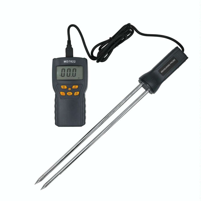 MD7822 Smart Grain Moisture Tester Ultra-Long Probe Digital Moisture Meter