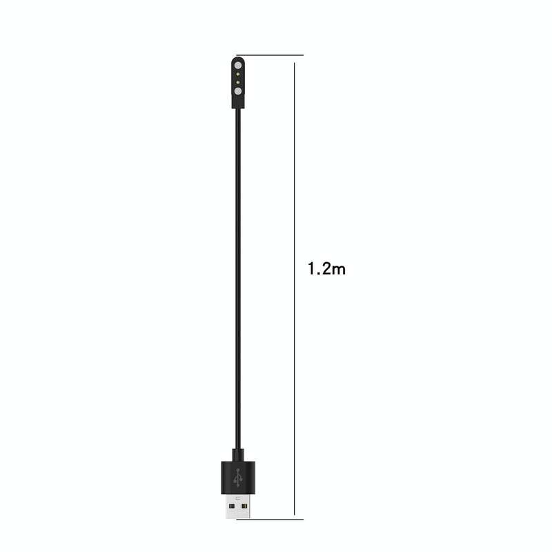For Realme TechLife Watch Watch Magnetic Charging Cable Length: 1.2m(Black)