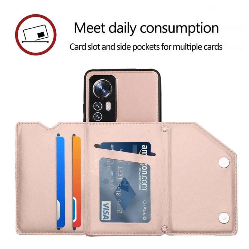 For Xiaomi 12 Skin Feel PU + TPU + PC Phone Case(Rose Gold)
