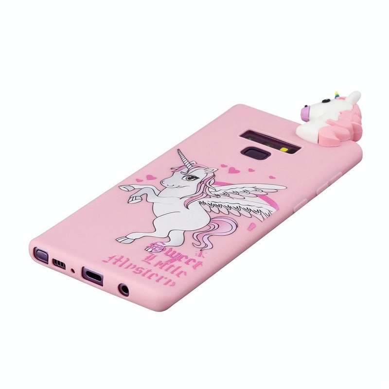For Galaxy Note 9 Shockproof Cartoon TPU Protective Case(Unicorn)