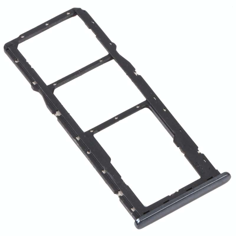 SIM Card Tray + SIM Card Tray + Micro SD Card Tray for Huawei Y5p (Black)