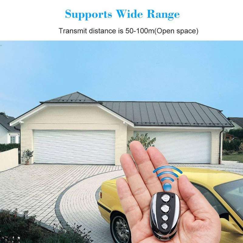 K18 Universal U-shaped Copy Electric Rolling Shutter Door Gate Garage Remote Controller, Frequenc...