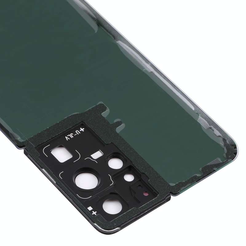 For Samsung Galaxy S21 Ultra 5G Battery Back Cover with Camera Lens Cover (Grey)