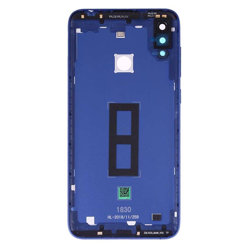Battery Back Cover with Camera Lens for Asus Zenfone Max M2 ZB633KL ZB632KL(Blue)