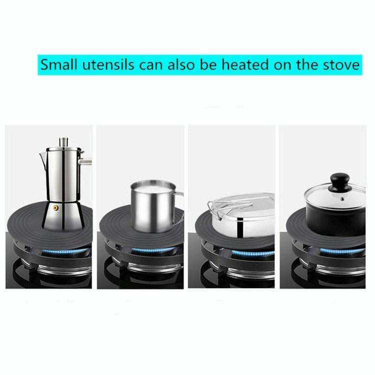 Gas Stove Heat-conducting Plate Kitchen Fast Defrosting Plate Pot Anti-burning Black Heat-conduct...