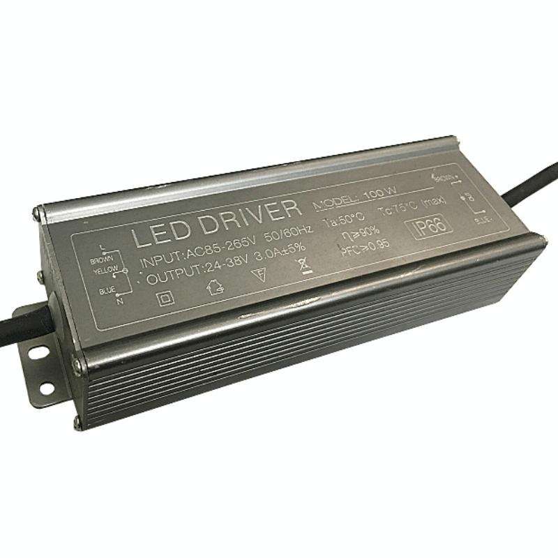 60W LED Driver Adapter AC 85-265V to DC 24-38V IP65 Waterproof