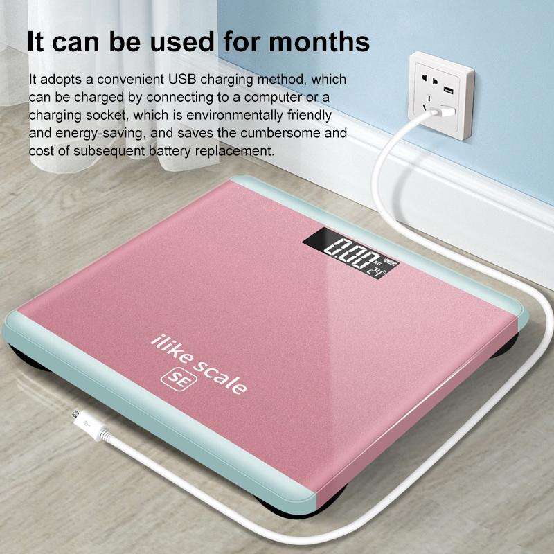 ISCALE SE Human Body Intelligent Electronic Scale Household Weight Scale Adult Body Fat Scale(Spa...