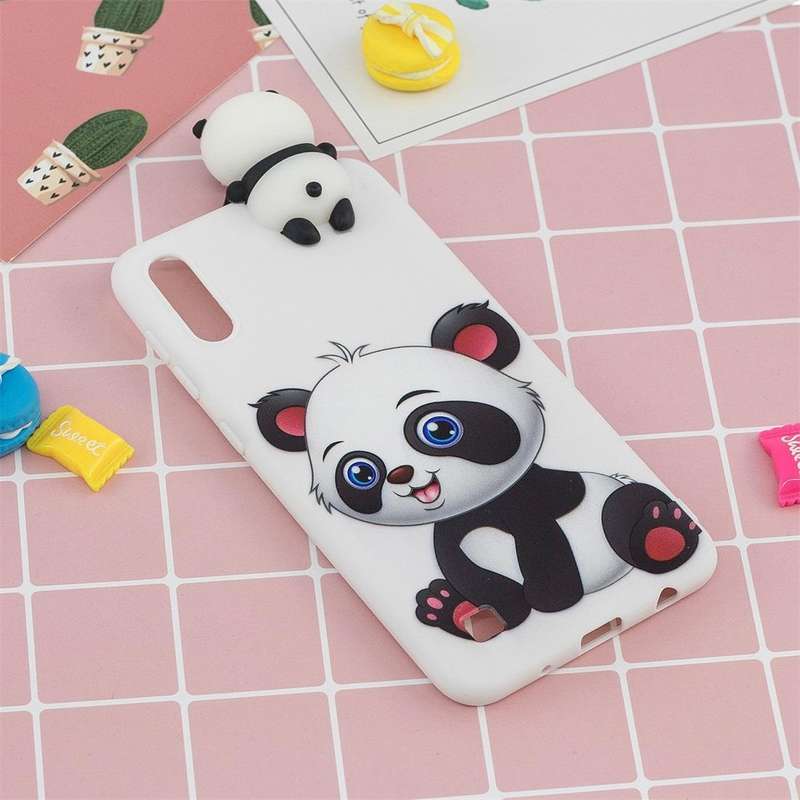For Galaxy A10 Shockproof Cartoon TPU Protective Case(Panda)