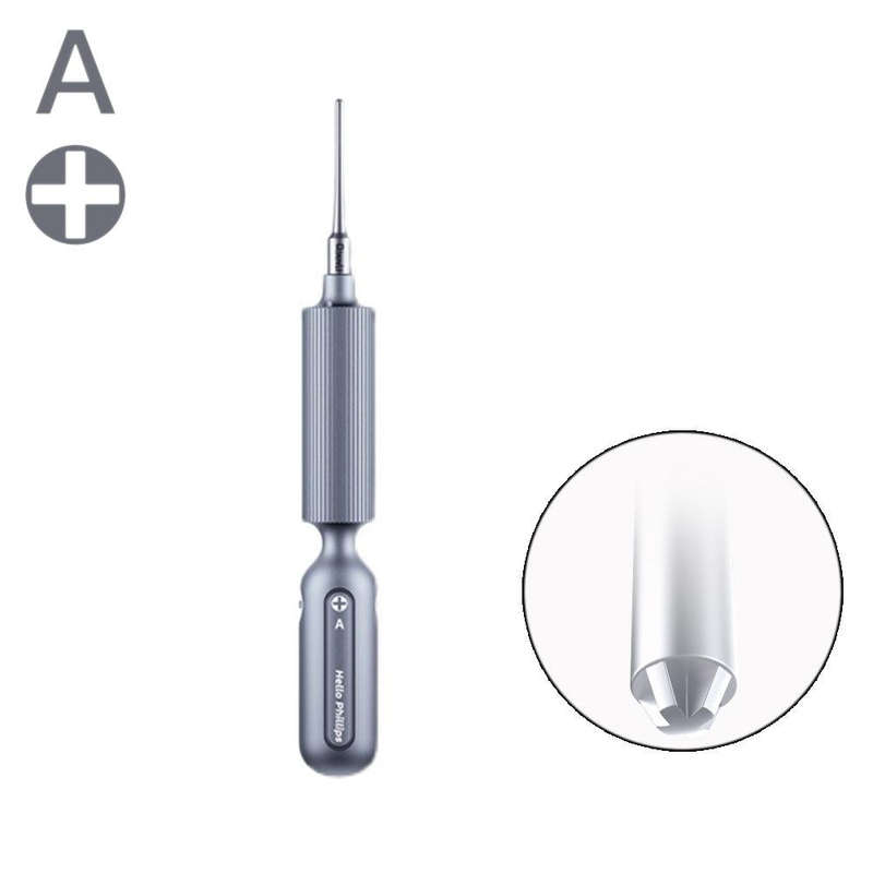 Qianli Super Tactile Grip-Type Precision Silent Dual-Bearing Screwdriver, Series: Type A Phillips