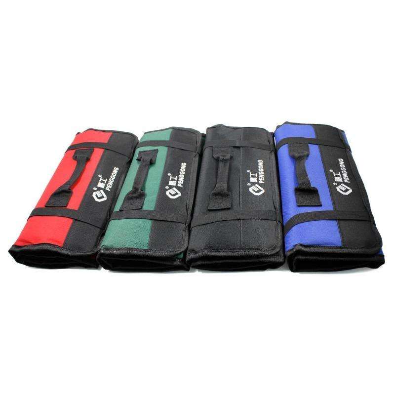 Multi-function Waterproof Oxford Carrying Folding Roll Bags Portable Storage Tool Bag(Black)