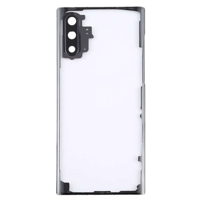 For Samsung Galaxy Note 10 N970 N9700 Transparent Battery Back Cover with Camera Lens Cover (Tran...