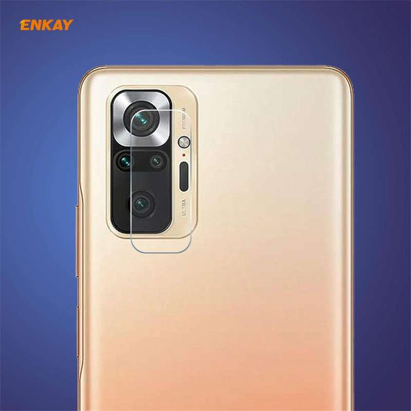 For Redmi Note 10 Pro / Note 10 Pro Max Hat-Prince ENKAY 0.2mm 9H 2.15D Round Edge Rear Camera Le...