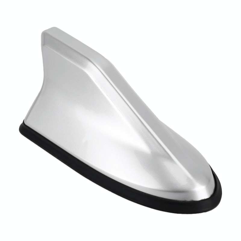 Universal Car Antenna Aerial Shark Fin Radio Signal (Silver)