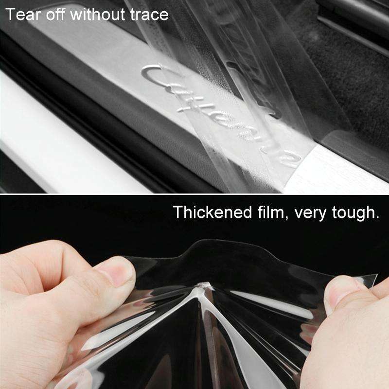 Universal Car Door Invisible Anti-collision Strip Protection Guards Trims Stickers Tape, Size: 10...