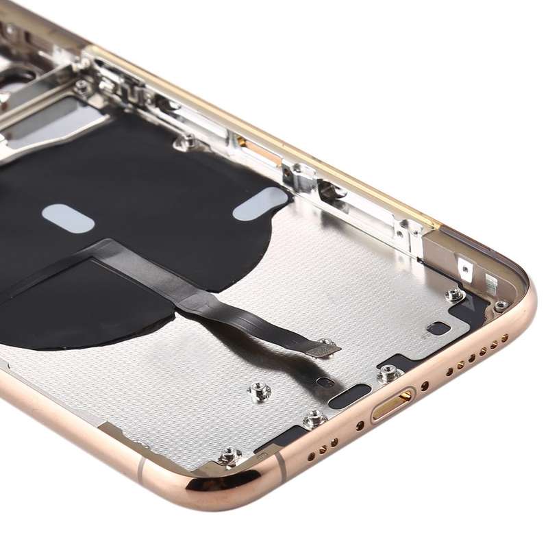 Battery Back Cover (with Side Keys & Card Tray & Power + Volume Flex Cable & Wireless Charging Mo...