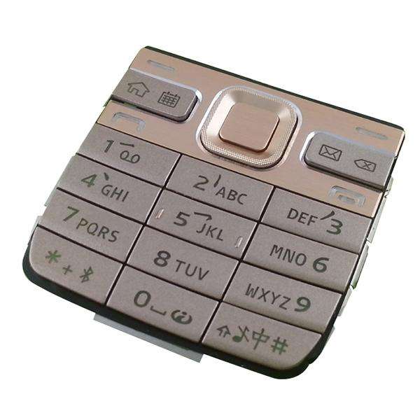 Mobile Phone Keypads Housing  with Menu Buttons / Press Keys for Nokia E52(Gold)