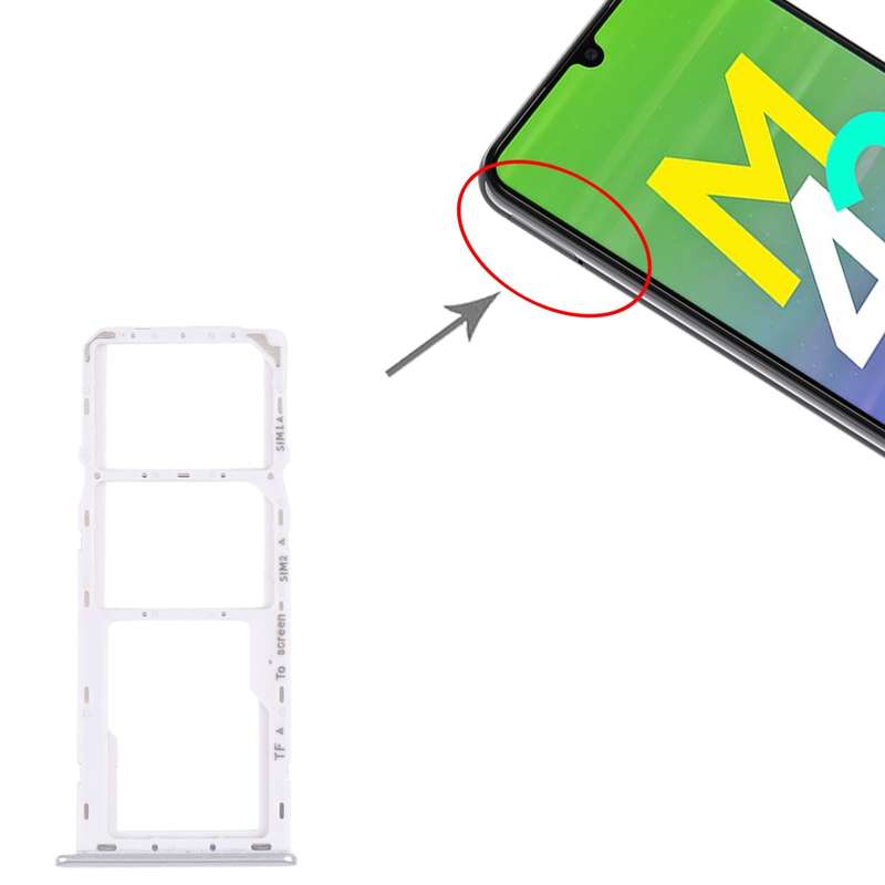 For Samsung Galaxy M42 5G SM-A436B Original SIM Card Tray + SIM Card Tray + Micro SD card tray (S...