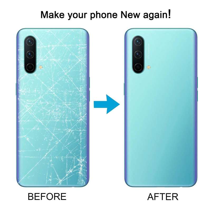 For OnePlus Nord CE Original Battery Back Cover with Camera Lens Cover(Blue)
